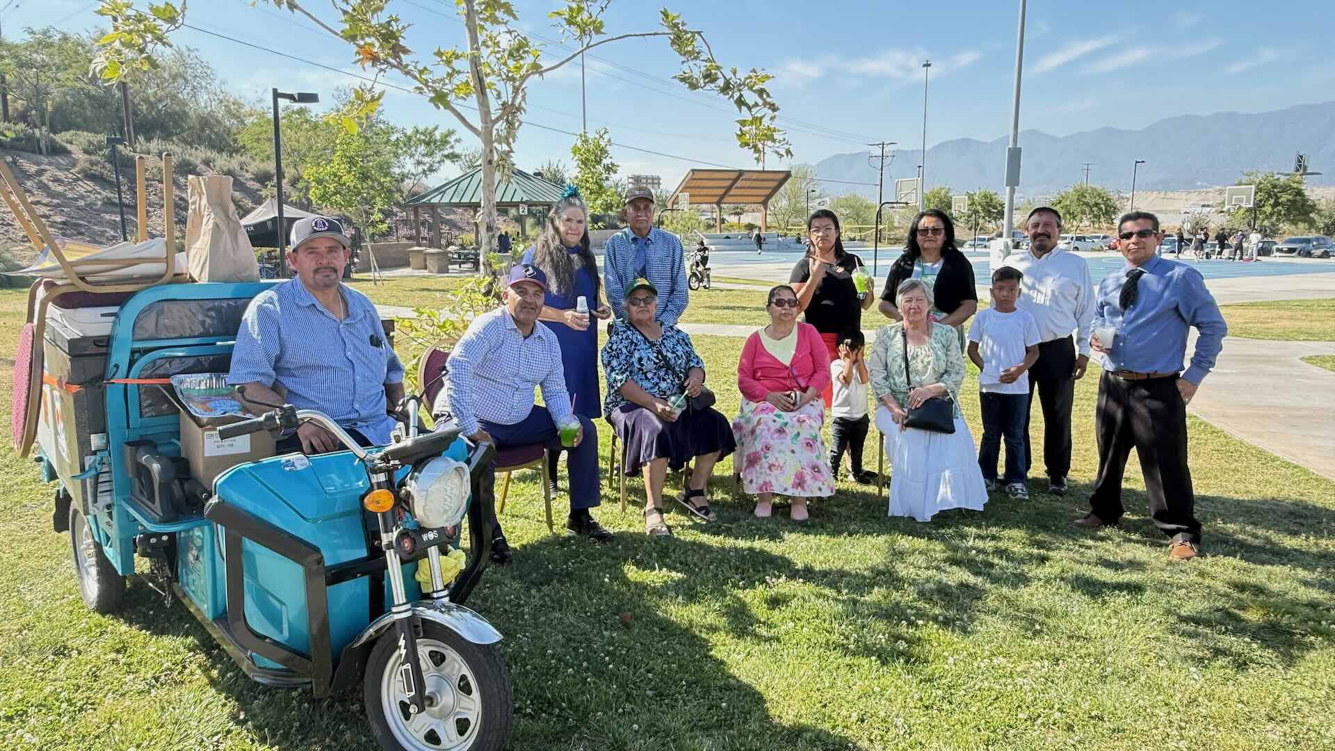 Members of the San Bernardino congregation