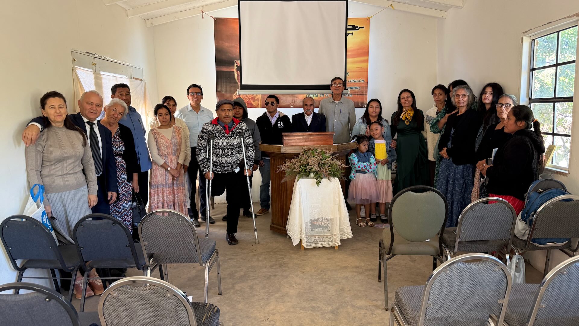 Members of the Tecate church congregation