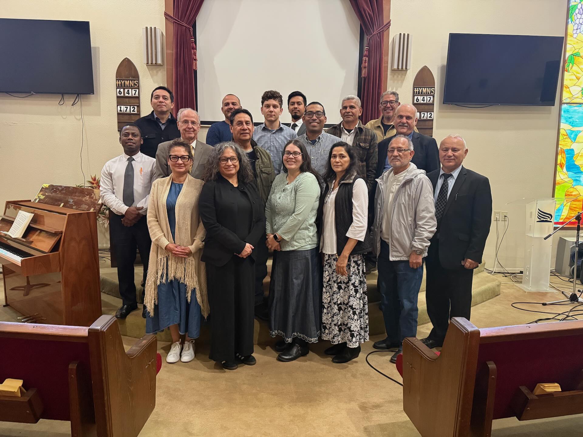 Members of the West Los Angeles congregation